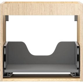 Mexen Box-A, závesná skrinka 50 cm, 1 zásuvka, dub, 91AX0-0500-470-1-81