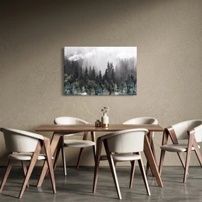 Obraz - Les s ilustrovanými prvkami (90x60 cm)