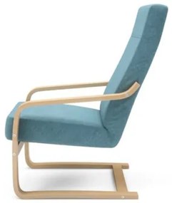 Fínske kreslo tyrkysové BAKU