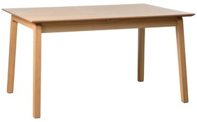Rozkladací jedálenský stôl s doskou v dubovom dekore v prírodnej farbe 95x200 cm Bari – Unique Furniture