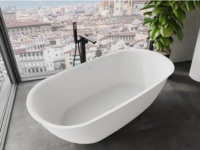 Mexen Siena, voľne stojaca vaňa z konglomerátu 170 x 80 cm, biela matná, 57291708000