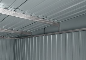 Záhradný domček BestBerg ZDSL-4D / 4,6 m² / 238 x 194 x 202 cm / dekor červené drevo / hnedá