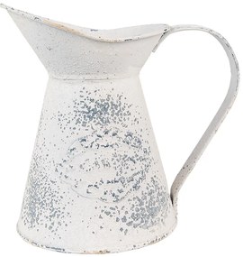 Béžový dekoračný plechový džbán Fun Antique - 17*11*17 cm