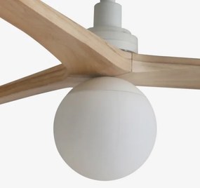 FARO 34280WT-11L-Str. ventilátor KLIM M 1xE27/15W/230V borovica/biela pr.125 cm