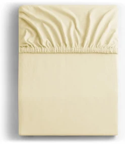 Krémová napínacia plachta jersey 140x200 cm Amber – Restilo