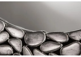 Zrkadlo 41430 Ø82cm Mosaic silver-aluminium  - Komfort-nábytok