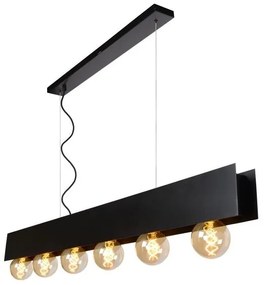 Lucide 30474/06/30 - Luster na lanku SURTUS 6xE27/60W/230V