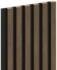 Mexen Lam-B, akustické stenové lamely 275 × 30 cm, HDF doska 4 mm, technická dyha, orech kakaový, S100-275307-3015-018