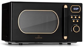 Klarstein Julieta, mikrovlnná rúra s grilom, 20 l, 700/800 W, Ø 25,5 cm, 8 programov