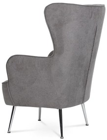 BONTEC Kreslo, sivá látka, AK-317 GREY2 Farba: Šedá