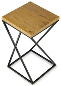 Stojan na kvety LOFT 40x24 cm čierna/hnedá