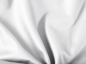 Biante Veľký oválny bavlnený saténový obrus ST-001 Biely 240x300 cm