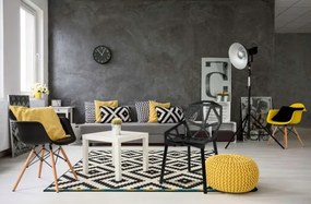 Jedálenská stolička VECTOR čierna