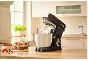 Sencor - Kuchynský robot s nerezovou miskou 1000W/230V čierny