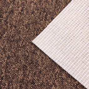 Condor Carpets, Metrážny koberec Classica 392, záťažový, na mieru, šíře 4m, hnedá, ab (mriežka), chodba / predsieň