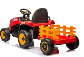 LEAN CARS Elektrický traktor BBH-030 červený