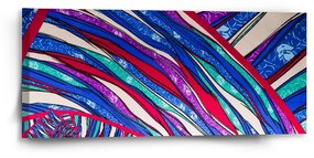 Sablio Obraz Pruhovaný motív 2 - 110x50 cm