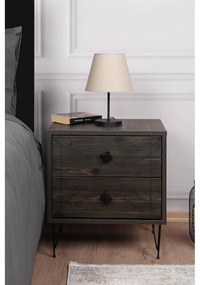 Nočný stôl Luna - Dark Brown