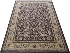 DY Hnedý vzorovaný koberec Exclusiv 02 Rozmer: 160x220 cm