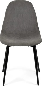 Noela Jedálenský set CERAMON 120 biely + 4x stolička MARIE šedá