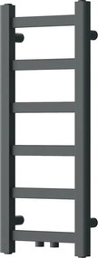 Mexen Bolt, vykurovacie teleso 700 x 300 mm, 141 W, spodné a stredové, antracitová, W126-0700-300-00-66