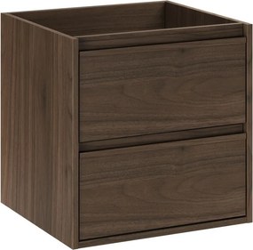 Závěsná skříňka pod umyvadlo Villa 50 cm ořech
