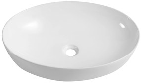 Cerano Alesio, keramické umývadlo na dosku 620x420x145 mm, biela lesklá, CER-CER-417176