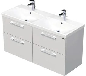 Kúpeľňová skrinka s umývadlom Intedoor SANTE biela vysoko lesklá 120 x 65 x 45 cm SA 120D 4Z A0016