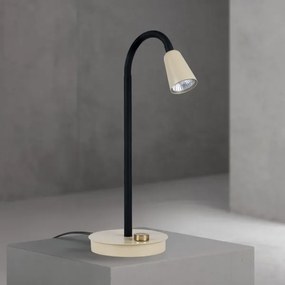 Orion - Stmievateľná flexibilná stolová lampa DOTTY 1xGU10/10W/230V béžová/čierna