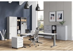 Antracitová knižnica 80x120 cm Agenda – Germania