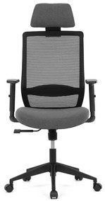 Autronic BONTEC Kancelárska stolička, synchrónny mechanizmus, čierna sieťovina, KA-V3329 BK Farba: Šedá