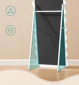 Voľne stojace zrkadlo Standy 160 cm biele
