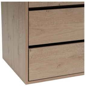 Otvorená modulárna skriňa v dekore duba v prírodnej farbe 80x180x45 cm Modular – Casa Selección