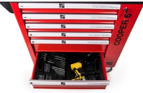 Dielenský vozík G21 Cooper 6, červený 6350403