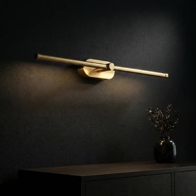Toolight Toolight, LED nástenné svietidlo 60cm, 13W, 4000K, 1000lm, APP1893-1W, zlatá matná, OSW-66048