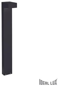 IDEAL LUX Vonkajší záhradný stĺpik SIRIO, 80cm, čierny