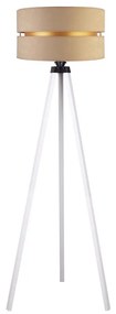 Duolla - Stojacia lampa DUO 1xE27/60W/230V pr. 44 cm béžová/biela