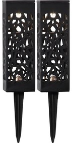 Súprava 2 vonkajších solárnych LED svietidiel Star Trading Izola, výška 18 cm