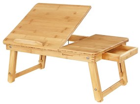 Bambusový stolík na laptop