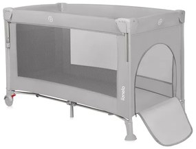 Lionelo - cestovná postieľka 3 v 1 ELLEN, betónovo sivá