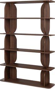 Regál Loocky 181,5 cm ořech Warmia