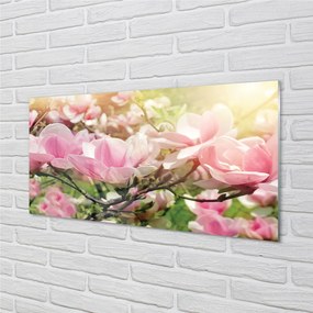 Nástenný panel  kvety 125x50 cm
