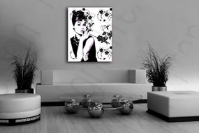 Ručne maľovaný POP Art obraz Audrey Hepburn | rôzne rozmery