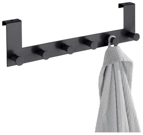 Čierny kovový vešiak na dvere 39 cm Celano – Wenko