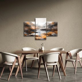 Obraz - Maľba horskej krajiny (90x60 cm)
