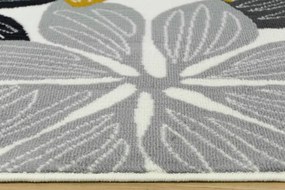 VANHOUTTE GRAFITOVÝ MEDOVÝ KOBEREC DO OBÝVAČKY POD STOLÍK LUNA 200 x 290 cm