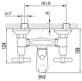 Aqualine - Vaňová sada VICTORIA lesklý chróm