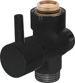 Kuchinox Keramický prepínač ku sprchovým tyčiam - CBP_7P0D, čierna mat