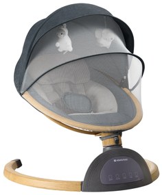 Hojdacie lehátko elektrické Ashlee Dark Grey