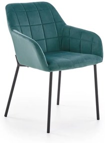 Halmar Jedálenská stolička K305 - tmavě zelená